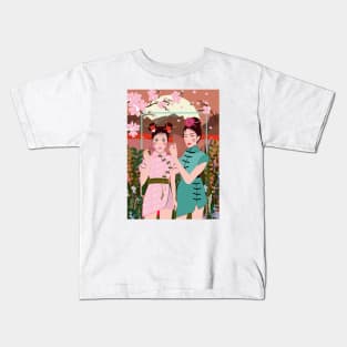 Asian girls Kids T-Shirt